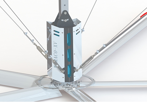 大型工业吊扇的降温原理